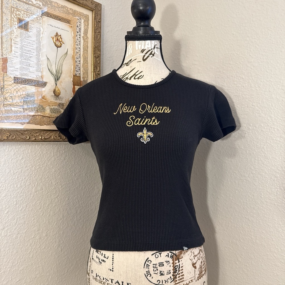 NFL New Orleans Saints Black Short Sleeve Tee
